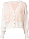 two tone cardigan