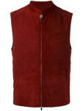zipped gilet