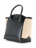 small woven tote bag