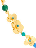 flower petal statement necklace