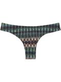 printed bikini bottoms