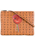 logo print cross-body bag 