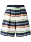 striped shorts