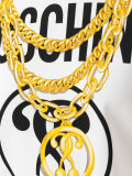 chain print T-shirt 