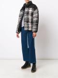 plaid puffer jacket