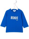 abstract logo print T-shirt