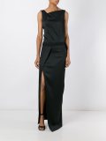 wrap detail dress