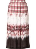 tie dye pleated skirt