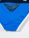 logo print swim shorts