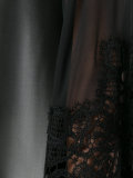 lace-detail sheer coat