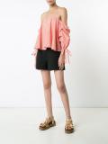 checked blouse