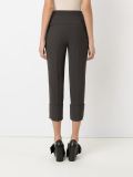 side pockets cropped trousers
