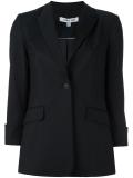 peaked lapel blazer