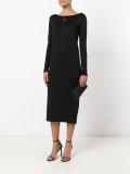 back cut out dress