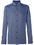 jacquard button down shirt