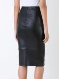 stretch high rise skirt