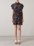 abstract print jumpsuit