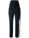 button fastening classic leg trousers