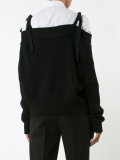 shoulder-tie cardigan