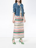 Ribbon Rainbow stripe skirt