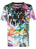 all-over flower print T-shirt