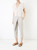 sleeveless cardigan