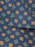 geometric print scarf