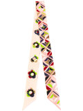 patterned neck scarf