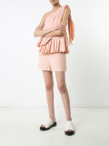 laced detail shorts