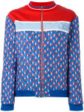 jacquard bomber jacket