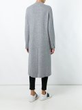 knitted long length cardi-coat