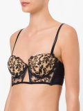 lace contrast bra