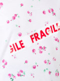Fragile花朵印花T恤