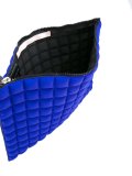 textured zipped clutch