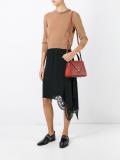 flap closure tote bag