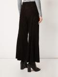 flared cropped trousers