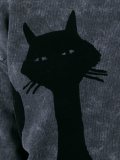猫印花套头衫