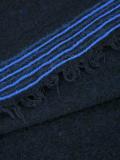 striped detailing scarf