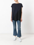 contrast loose fit T-shirt 