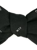 'WTF' print bow tie