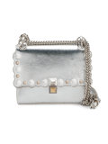 kan I mini metallic shoulder bag