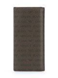 logo print wallet