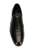feather detail laceless brogues