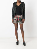 word checked shorts