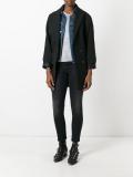 stonewashed skinny jeans