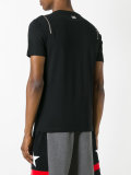 zip detail T-shirt