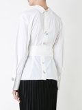 back button fastening shirt