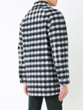 checked patchwork coat