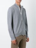 concealed zip cardigan