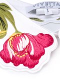 floral embroidered collar
